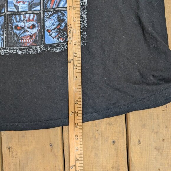 Y2K Iron Maiden Heavy Metal Skull T-Shirt – Men’s 2XL Black - Picture 5 of 7